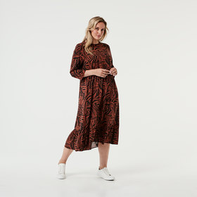 kmart long sleeve midi dress