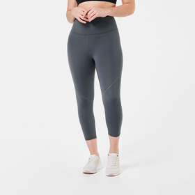 Kmart Active Womens Full Length Scrunch Seamfree leggings-Grey