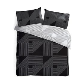 Linear Quilt Cover Set - Queen Bed | Kmart