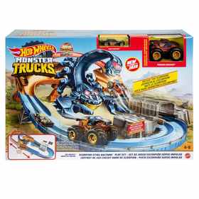 hot wheels monster truck garage