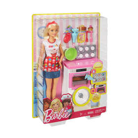 baking barbie set