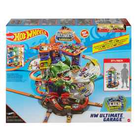 hot wheels super 6 lane raceway playset